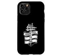 Addicted To Ink Tattoo Lover Macchina per tatuaggi Vintage Cool Custodia per iPhone 11 Pro