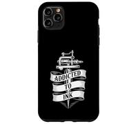 Addicted To Ink Tattoo Lover Macchina per tatuaggi Vintage Cool Custodia per iPhone 11 Pro Max