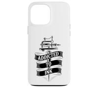 Addicted To Ink Tattoo Lover Macchina per tatuaggi Vintage Cool Custodia per iPhone 13 Pro Max