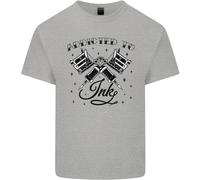 Addicted To Ink Tatuatore T-Shirt Per Bambini Ragazzi E Ragazze