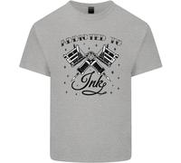 Addicted To Ink Tatuatore T-Shirt Per Bambini Ragazzi E Ragazze