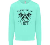 Addicted To Ink Tatuatore Uomo Felpa Maglione