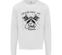 Addicted To Ink Tatuatore Uomo Felpa Maglione