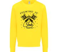 Addicted To Ink Tatuatore Uomo Felpa Maglione