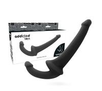 Addicted Toys Dildo con imbragatura senza fissaggio Nero