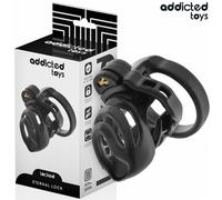 Addicted toys locked - gabbia per pene con bloccaggio eterno 9 cm