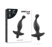 ADDICTED TOYS - MASSAGGIATORE ANALE CON VIBRAZIONE NERAMODELLO 1