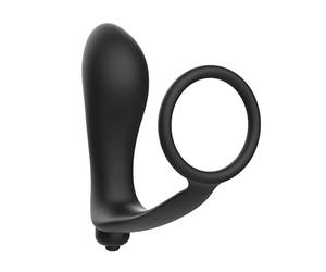 ADDICTED TOYS PLUG ANAL VIBRADOR CON ANILLO PENE