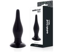 Plug Anale Addicted Toys - TPR, 14.5 cm, Nero