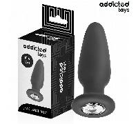 Addicted toys - plug anale con gioiello taglia m 10,4 cm