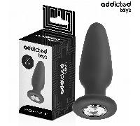 Addicted toys - plug anale con gioiello taglia s 8,8 cm