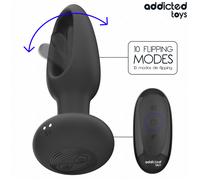 ADDICTED TOYS - PLUG ANALE CON LINGUA VIBRANTE E TELECOMANDO