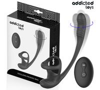 ADDICTED TOYS - PLUG ANALE CON VIBRAZIONE E OSCILLAZIONE A 360Âº E STIMOLATORE D