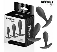 Addicted Toys - Set di 3 Plug Anali in Silicone Medico Modello 2