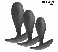 ADDICTED TOYS - SET DI 3 PLUG ANALI IN SILICONE MODELLO 2