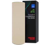 Addictive Sound Bass Trap Cilindrico Standard - Trappola Bassi Studio - Lana Acustica Specializzata 80-210 Hz - Produzione UE - Impilabile - Garanzia 36 Mesi - 98cm, Beige