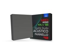 Addictive Sound Pannelli Fonoassorbenti Premium, pannello acustico qualità studio con lana acustica di assorbimento, prodotto in UE, kit parete/soffitto, 50x50x11 cm, 4.5 kg, Grigio