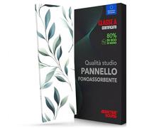 Addictive Sound Quadro Acustico - Pannello Fonoassorbente Murale in Lana Acustica Stampa Professionale - Quadro Fonoassorbente Decorativo Made in EU - 148×50×6 cm - Olive Art 01
