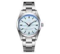 ADDIESDIVE Orologio analogico da uomo semplice al quarzo K1 Bubble Specchio vetro 100 m impermeabile con cinturino in acciaio inox AD2030, Sh-de-ad2030-acciaio blu, Minimalista