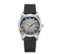 ADDIESDIVE Orologio automatico da uomo da 38 mm, quadrante con texture scintillante, cinturino in fluorurato FK1, vetro a bolle, 100 m, impermeabile, luminoso, orologio quotidiano per attività