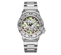 ADDIESDIVE Orologio Meccanico Automatico Uomo Scheletrato Movimento 8N24 Impermeabile 200 M Luminoso Sportivo Subacqueo Design Futurista