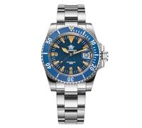 ADDIESDIVE Retro Military Style Automatic Dive Watch Impermeabile 200M NH35A Movimento meccanico Sintetico Zaffiro Vintage Quadrante Blu