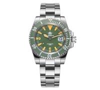 ADDIESDIVE Retro Military Style Automatic Dive Watch Impermeabile 200M NH35A Movimento meccanico Sintetico Zaffiro Vintage Quadrante Verde
