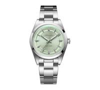 ADDIESIDVE - Orologio elegante per uomo e donna, con quadrante verde champagne/viola/verde menta, quadrante VH Sweep Second 100 m, impermeabile, minimalista, facile da leggere, Verde menta