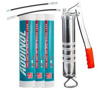 Addinol Grasso L 3 3 X 400 G + Ingrassatore Bocktec Lithiumseifenfett Grassi