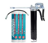 Addinol Meisselpaste 3 X 400 G + Pistola Grasso Bocktec Meißelpaste per Ceselli