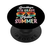 Addio 6th Grade Ciao Giornata estiva di scuola Sesta elementare PopSockets PopGrip Adesivo