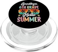 Addio 6th Grade Ciao Giornata estiva di scuola Sesta elementare PopSockets PopGrip per MagSafe
