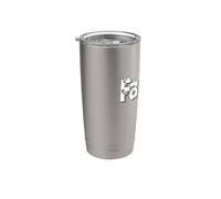 ADDIO Addio, abbi cura di te WhiteText Design Bicchiere termico in acciaio inox doppia parete