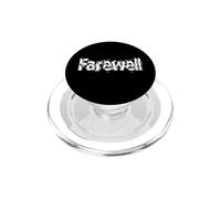 ADDIO Addio, abbi cura di te WhiteText Design PopSockets PopGrip per MagSafe