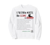 Addio al celibato checklist sposo challenge divertente gioco Felpa