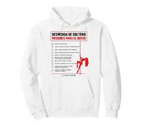 Addio al Celibato in Spagnolo Despedida De Soltero Novio Felpa con Cappuccio