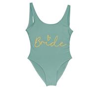 Addio al Nubilato Costume Team Bride Costumi da Bagno Donna Bride to be Addio al Nubilato Costume Intero Donna Contenitivo Bikini Un Pezzo Spiaggia Beachwear Mare