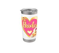 Addio al Nubilato Inglese Bride Sposa Bicchiere termico in acciaio inox doppia parete