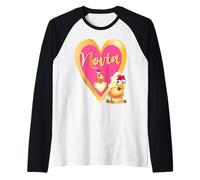 Addio al Nubilato Pollo Spagna Spagnola Novia Sposa Maglia con Maniche Raglan