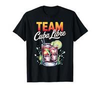 Addio al nubilato Team Cuba Libre Cocktail per Bartender Maglietta
