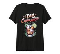 Addio al Nubilato Team Cuba Libre Cocktail per Bartender Maglietta Premium