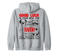 Addio colleghi, Lasciare Il collega di Lavoro Smettere; Traditore Felpa con Cappuccio