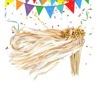 Addio Nuziale Con Coriandoli - 50 Festivi,Decorazioni con Nastro e Campanello per Cerimonie Matrimonio Addio Nubilato Feste
