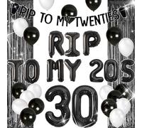 addio venti palloni venti palloni gotica decorazione compleanno morte venti stendardo funerale gioventu decorazioni trentesimo compleanno