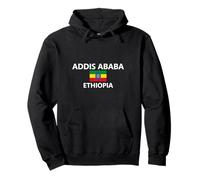 Addis Abeba Città Bandiera Etiopia Felpa con Cappuccio