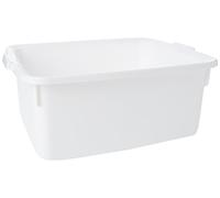 Addis, bacinella in plastica, Ampia, Rettangolare, plastica, White, 33 x 42 x 17 cm