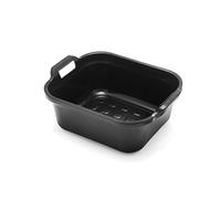 Addis bacinella Rettangolare con Manici, plastica, Nero, 39 x 32 x 14 cm