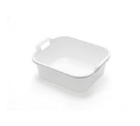 Addis bacinella Rettangolare con Manici, plastica, White, 39 x 32 x 14 cm