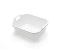 Addis bacinella Rettangolare con Manici, plastica, White, 39 x 32 x 14 cm