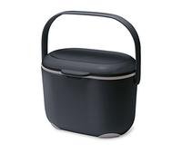 Addis - Contenitore da Cucina per Compost, 2,5 l, Colore: Nero/Grigio